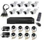 Sistem 8 camere supraveghere IR cu DVR 